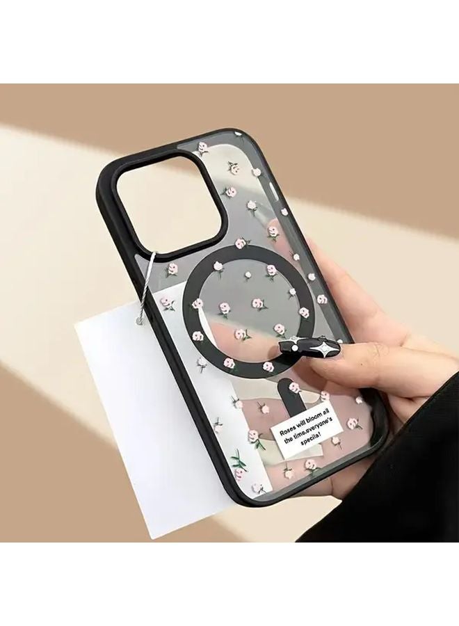 Grey Magnetic Wireless Charging Shockproof Phone Case For IPhone 16 Plus - Image 5